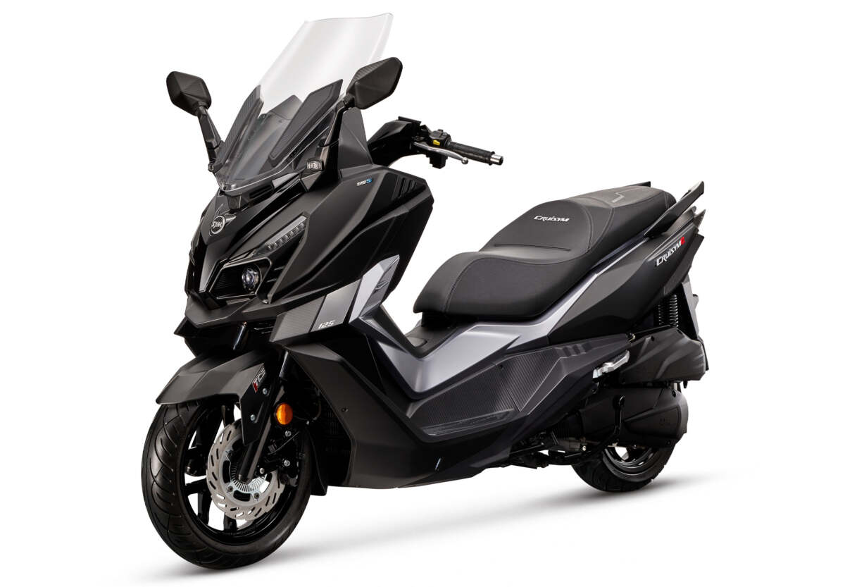 1 Mat black Cruisym Alpha 125 ABS TCS